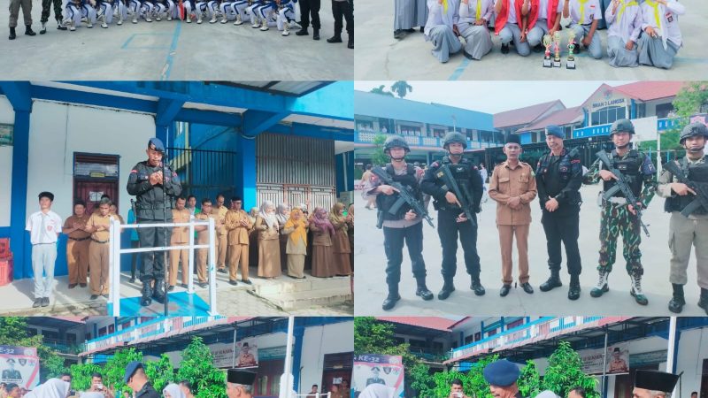 Jadi Irup di SMAN 3 Langsa, Ini Pesan Danki Brimob Aramiah AKP Muhammad Rizaldi