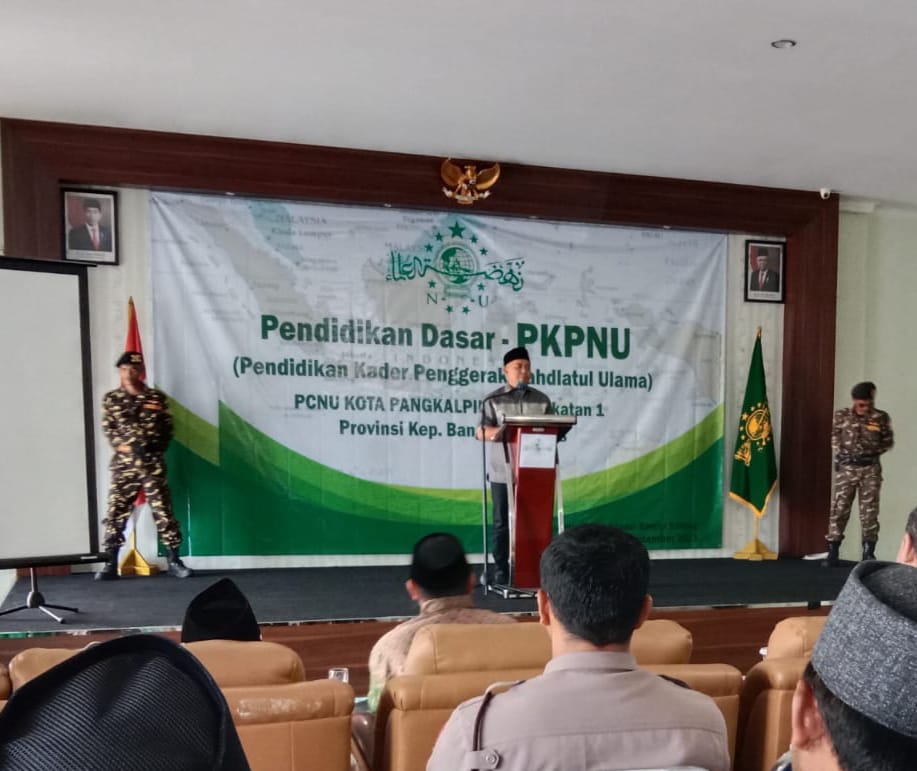 Walikota Maulan Aklil Menghadiri Pembukaan Pendidikan Dasar Pelatihan Kader Penggerak NU