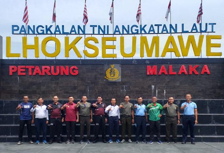 TNI-POLRI Bangun Sinergitas Melalui Coffee Morning di Lanal Lhokseumawe