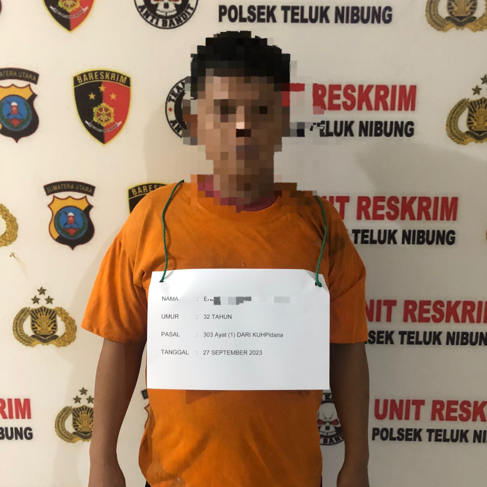 Polsek Teluk Nibung Ringkus Jurtul Judi Toto Gelap