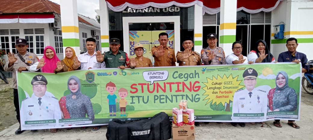 Polsek Kualuh Hilir Lakukan Percepatan dan Antisipasi Stunting 