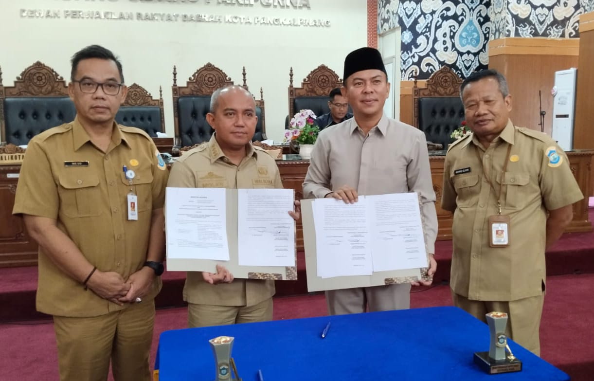 Berikan Sambutan Atas Keputusan DPRD Kota Pangkalpinang, Wako Molen : Semoga Senyum Diwajah Kota Pangkalpinang Semakin Nampak