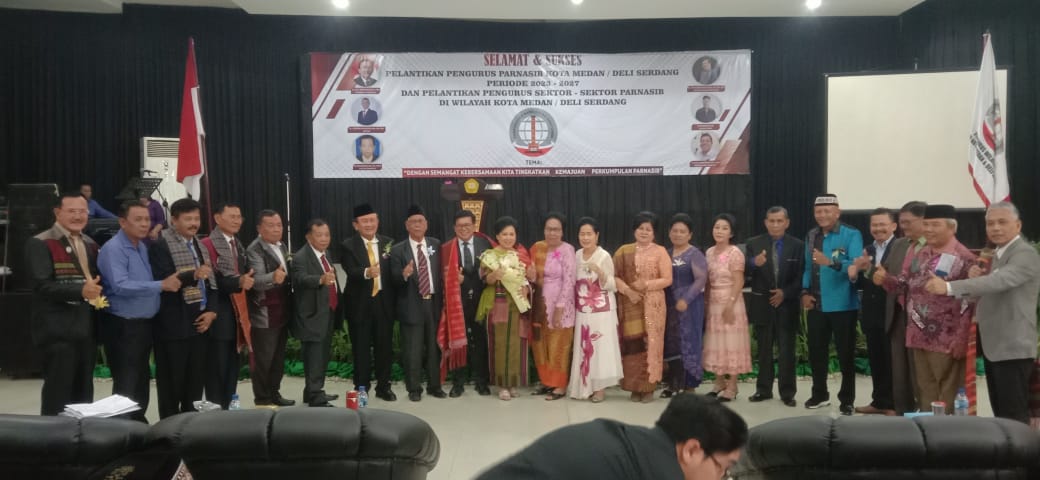 Pelantikan Pengurus PARNASiB Kota Madya Medan -Deli Serdang Serta Pengurus Sektor Priode 2023-2027 Berlangsung Sukses