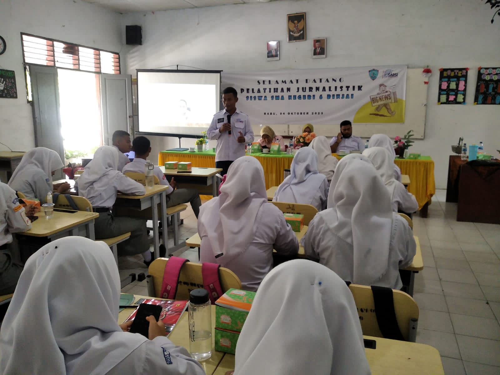 SMAN 6 Binjai dan SMSI Kolaborasi Gelar Pelatihan Jurnalistik