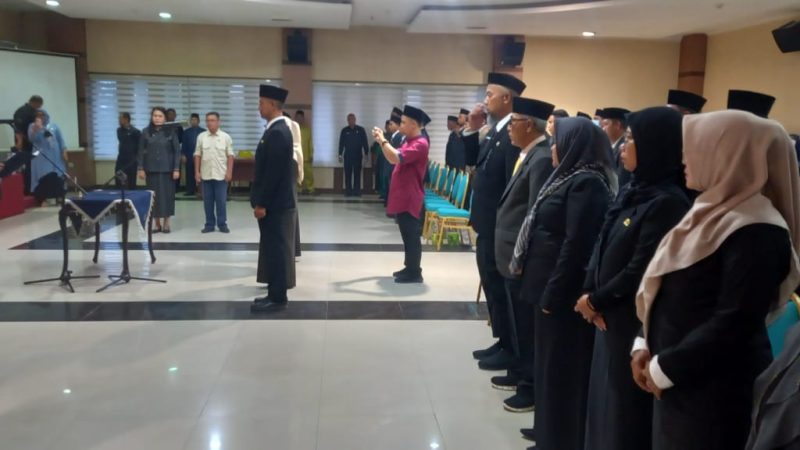 Jabatan Jangan Disalahgunakan, Asisten III Setda Inhu Lantik Pejabat Administrator dan Pengawas 