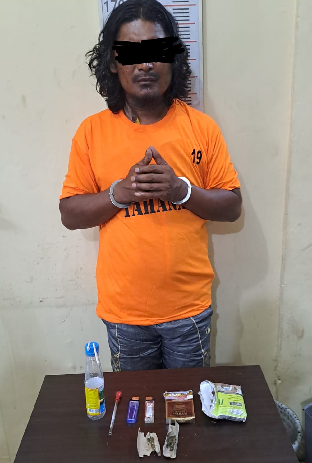 Sat Res Narkoba Polres Langkat Amankan Pelaku penyalah Gunaan Narkotika jenis Ganja