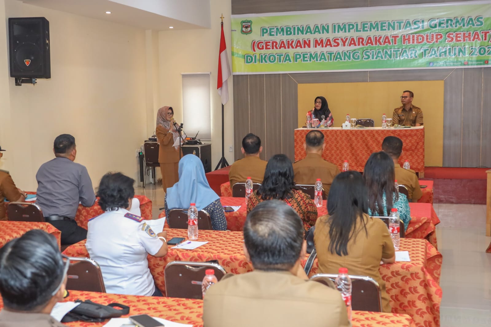 Wali Kota dr. Susanti Buka Kegiatan Pembinaan Implementasi Gerakan Masyarakat Hidup Sehat (GERMAS) di Kota Pematang Siantar Tahun 2023