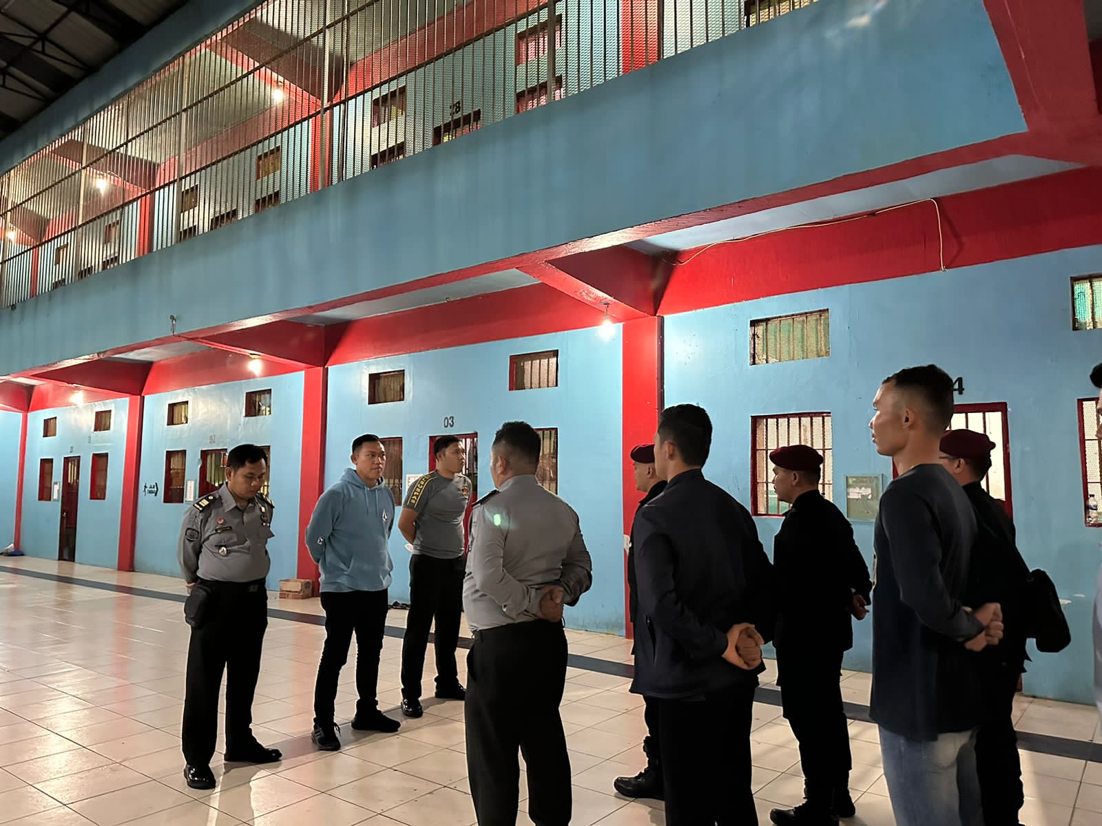 Deteksi Dini Gangguan Kamtib, Lapas Narkotika Kelas IIA Pematangsiantar Laksanakan Kegiatan Razia