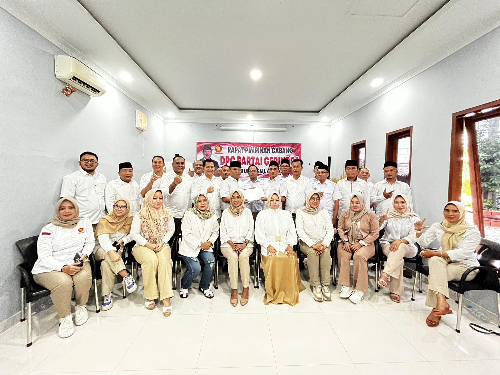 Rapimcab DPC Gerindra Langkat Usulkan Prabowo Gibran Maju di Pilpres 2024