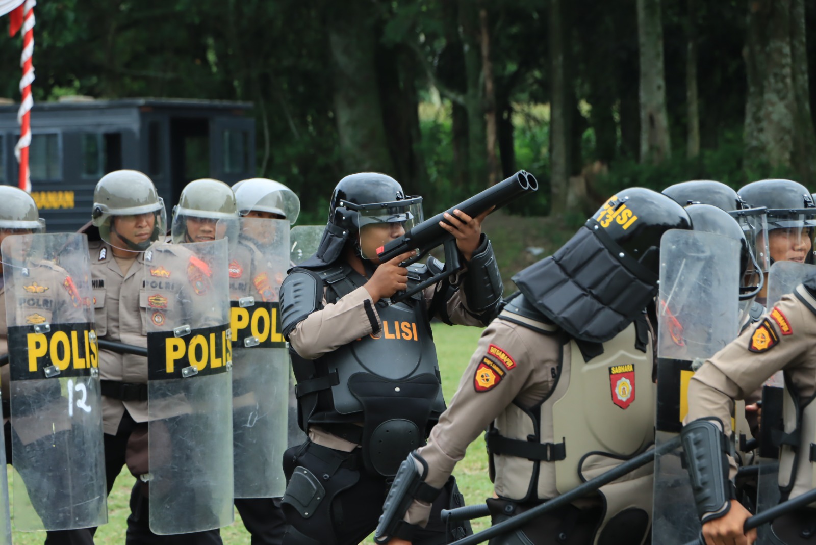 Polres Samosir Gelar Simulasi Sispamkota Jelang Pemilu Tahun 2024