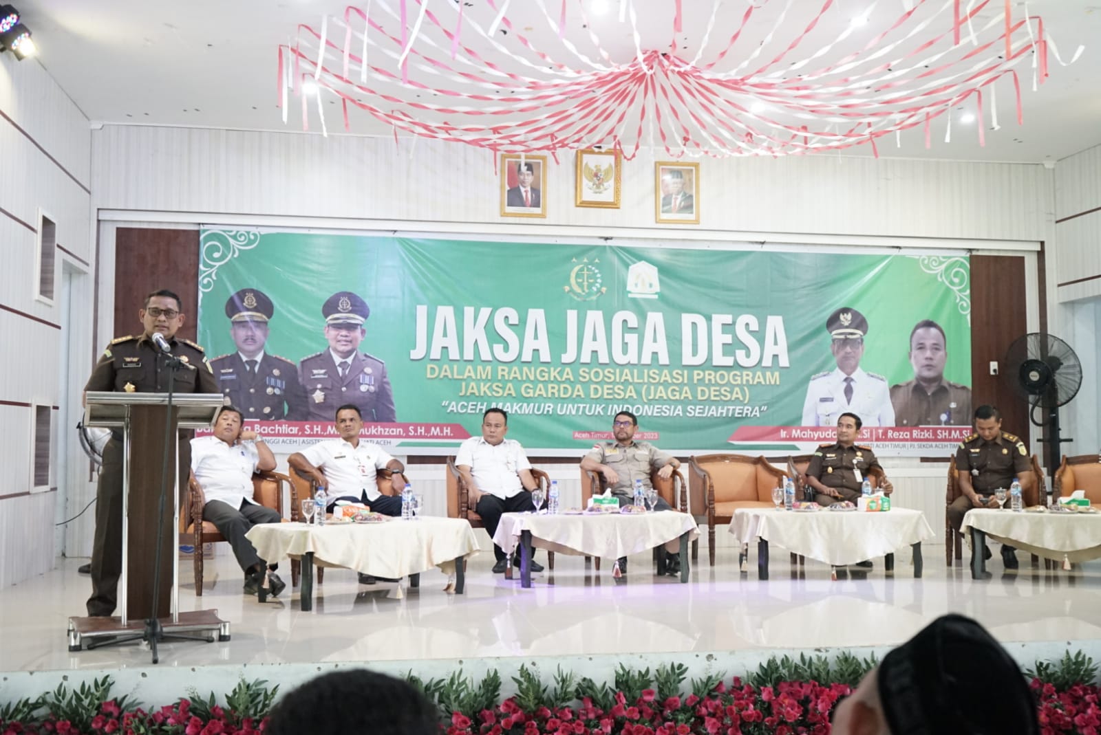 Kejaksaan Tinggi Aceh Timur Bersama Pemerintah Aceh Timur Laksanakan Sosialisasi Program Jaga Desa