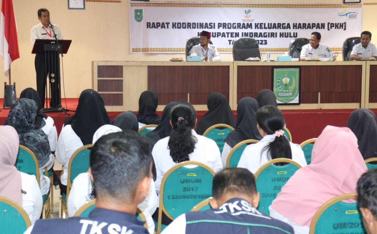Ditaja Dinsos,Pemkab Inhu Gelar Rakor Program PKH