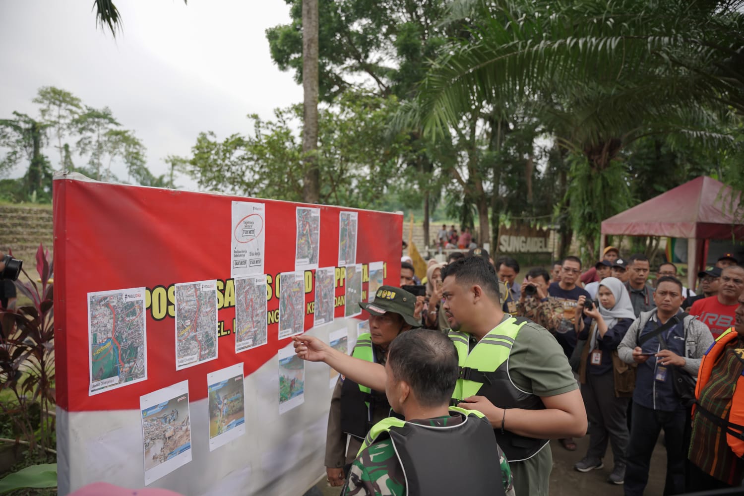 Bersama Pangdam I/BB, Bobby Nasution Kembali Susur Sungai Deli, Progres Pembersihan Kini Capai 25 Persen