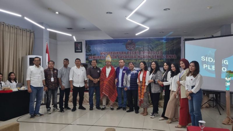 Mubes III Sukses, Freidi Nomberi Pimpin Generasi Muda Pasaribu Medan Sekitarnya