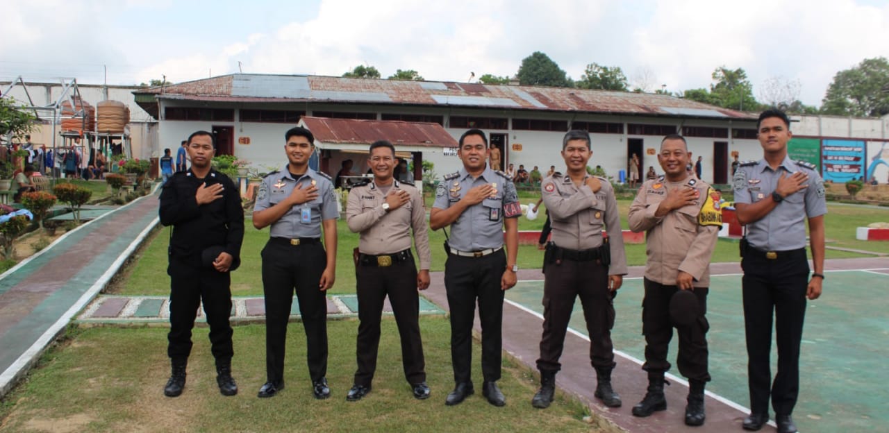 Jalin Sinergitas, Rutan Kelas IIB Rengat Sambut Kunjungan Tim Polsek Rengat Barat Inhu