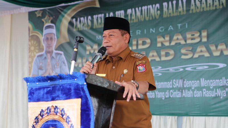 Lapas Tanjung Balai Peringati Maulid SAW Dihadiri Walikota