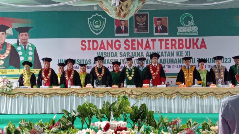 Wisuda Sarjana Angkatan Ke-XI Universitas Al Wasliyah Labuhanbatu Tahun 2023