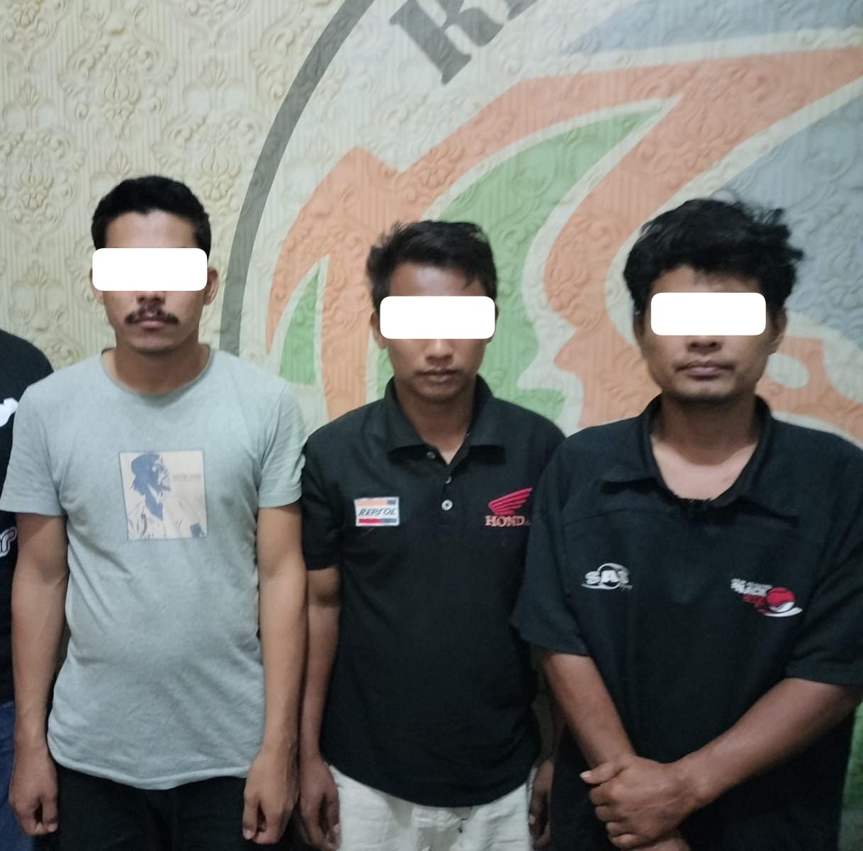 3 Orang Bang Jago Diciduk Polsek Bilah Hilir Karena Diduga Memiliki Narkoba