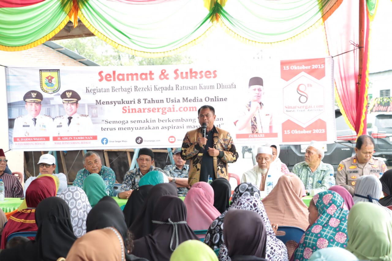 Syukuran 8 Tahun Sinarsergai.com, Ketua SMSI Sumut: Semoga Semakin Profesional