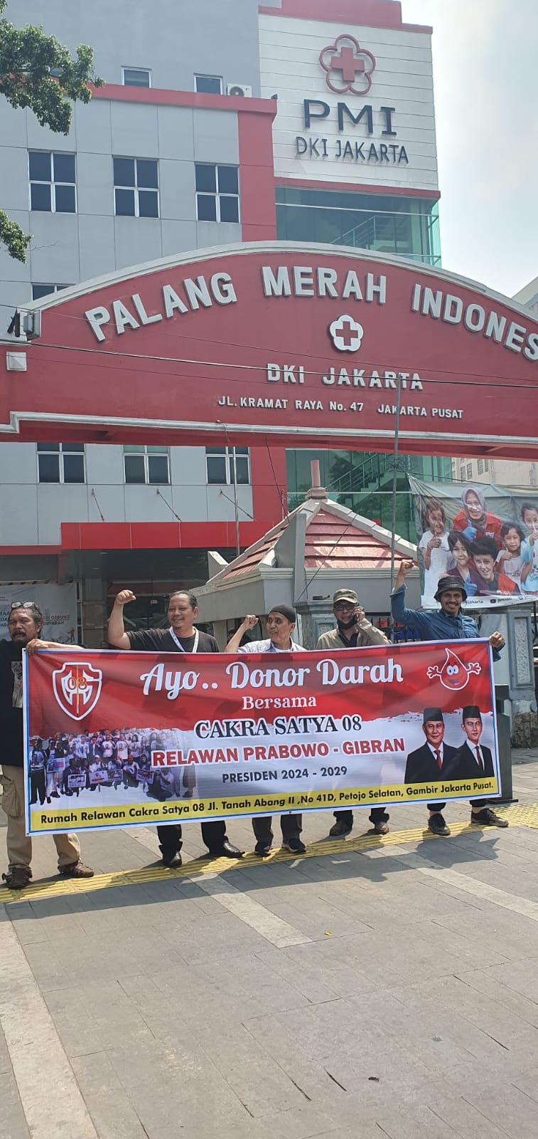 Cakra Satya 08 Gelar Aksi Solidaritas Donor Darah