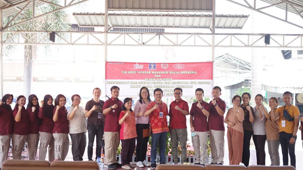 Rutan Cipinang Gandeng Tim Hope Yayasan Mahanaim Mulia Indonesia dan Klinik Air Hidup Berikan Pengobatan Gratis Bagi Ratusan Warga Binaan
