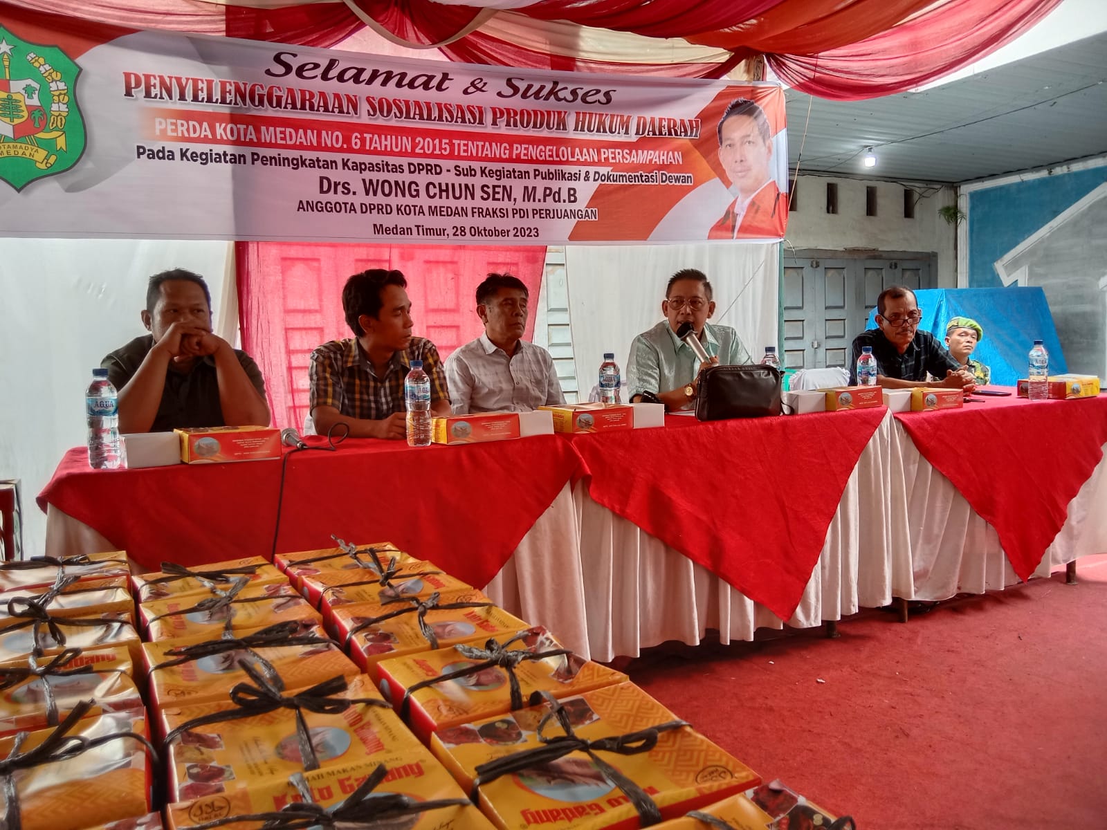 Pelaksanaan Sosoerda Tentang Pengelolaan Persampahan, Wong Chun Sen Ingatkan Sanksi Bagi Pelanggar Perda