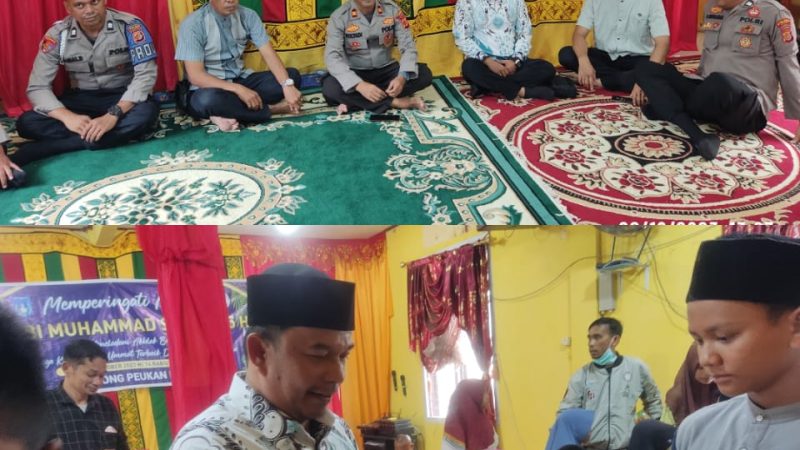 Peringati Maulid Nabi, Gampong Peukan Langsa Santuni Anak Yatim