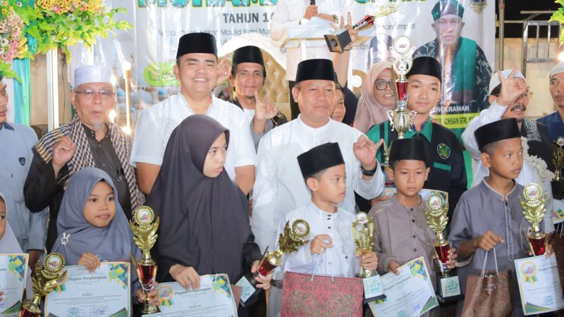 Polres Tanjung Balai Dan Walikota Hadiri Peringatan Maulid Nabi Muhammad SAW 1445 H / 2023