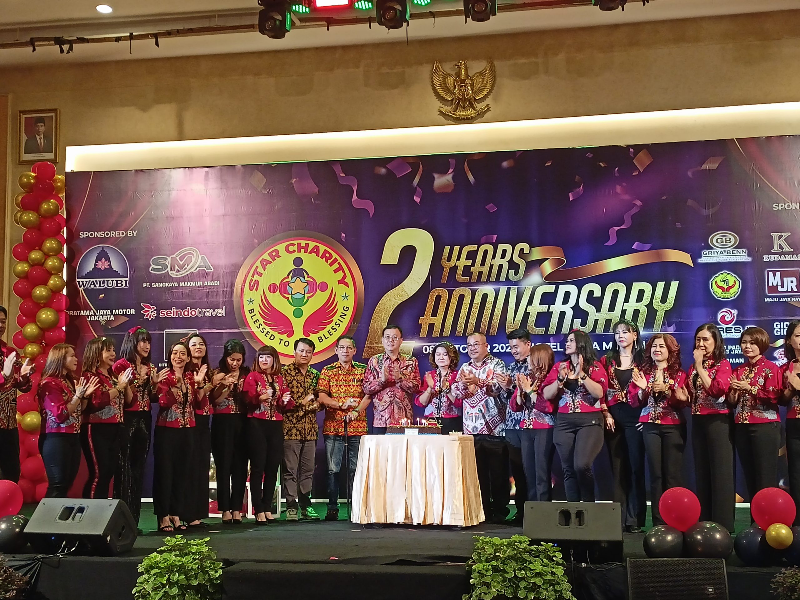 Ketua DPRD Medan, Hasyim Bersama Wong Chun Sen Tarigan Hadiri Perayaan Anniversary 2 Years Star Charity ‘ Blessed to be A Blessing’