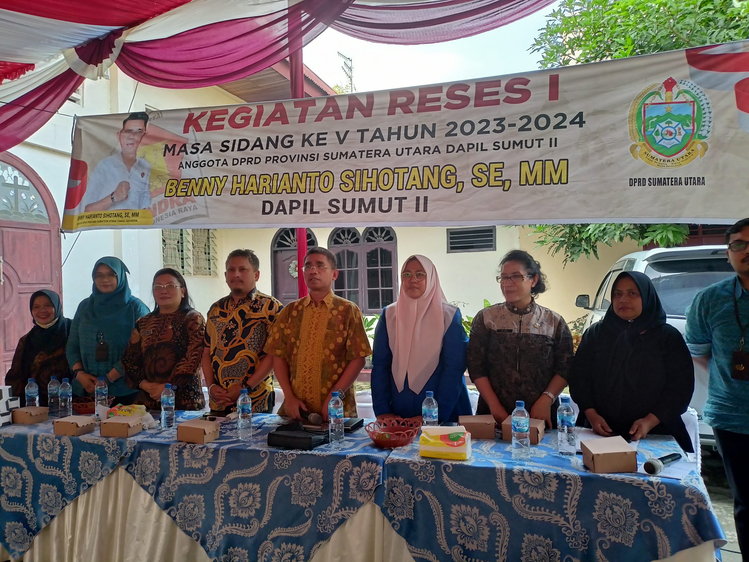 Jemput Aspirasi Warga, Anggota DPRD Provsu, Benny Sihotang Laksanakan Reses 1 Masa Sidang V Tahun 2023 – 2024