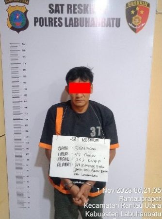 Ops Sikat Toba 2023 Sat Reskrim Polres Labuhanbatu Berhasil Meringkus Pelaku Curas