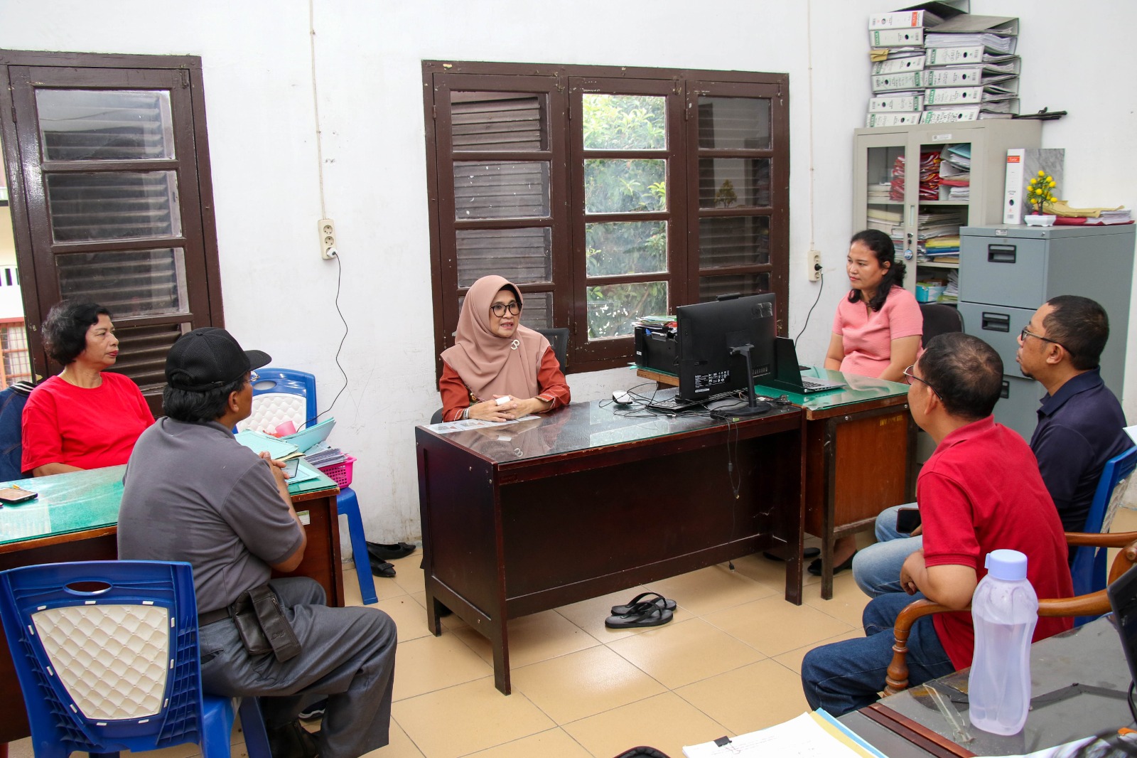Wali Kota Susanti Dewayani Kunjungi Kantor Dinas Sosial Pemberdayaan Perempuan dan Perlindungan Anak (P3A) Kota Pematang Siantar
