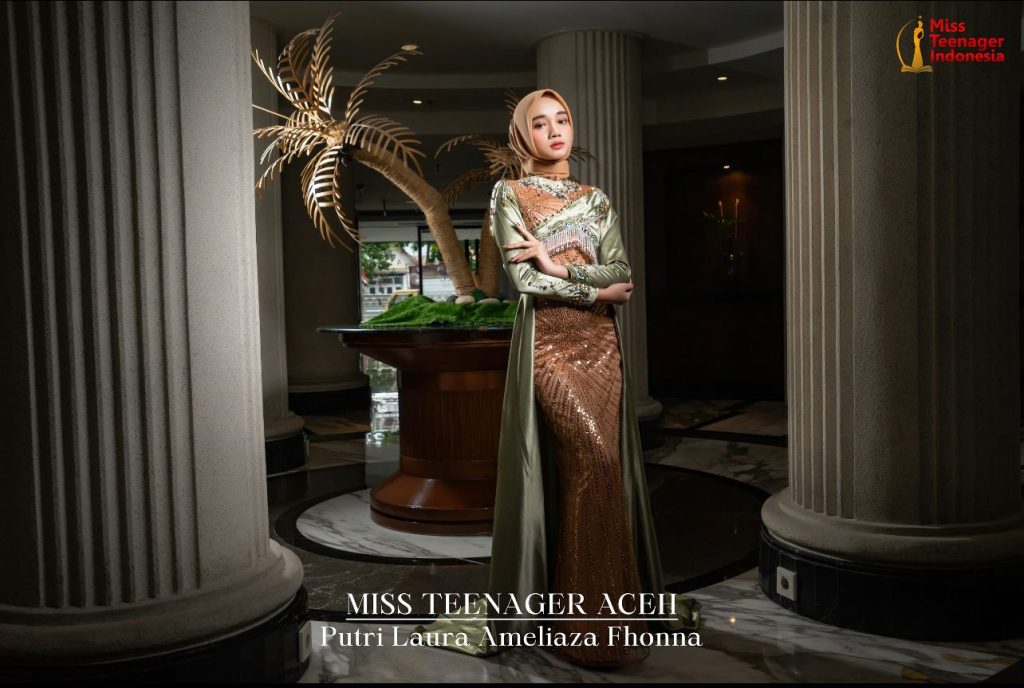 Wanita Cantik Asal Aceh Putri Laura Ameliaza Fhonna, Masuk Grand Final Miss Teeneger Indonesia 2023