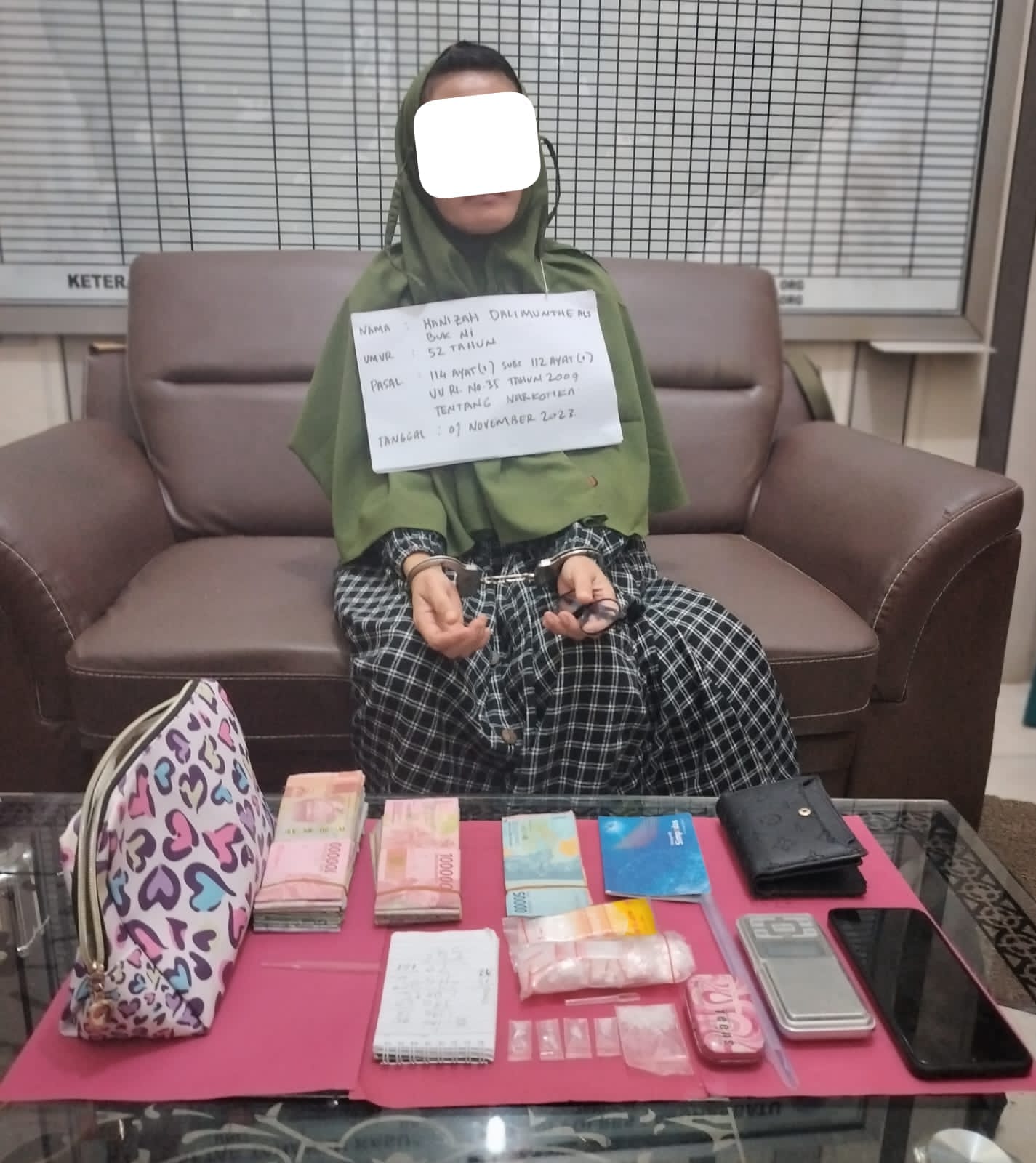 Seorang Ibu Kembali Di Amankan Polres Labuhanbatu Dalam Kasus Narkoba