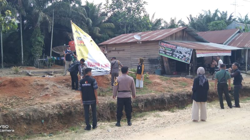 Polres Inhu Kawal Penertiban APS dan APK di Sejumlah Kecamatan