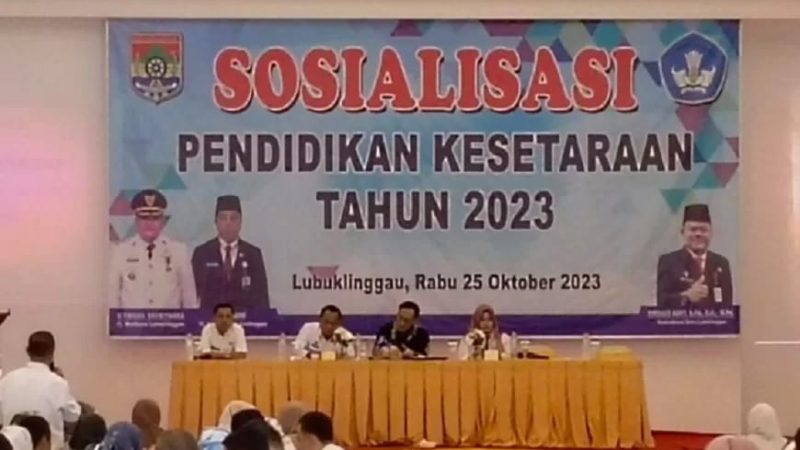 Disdik Kota Lubuklinggau Sosialisasi Program PKBM Bersama Camat dan Lurah Guna Tekan Angka Putus Sekolah