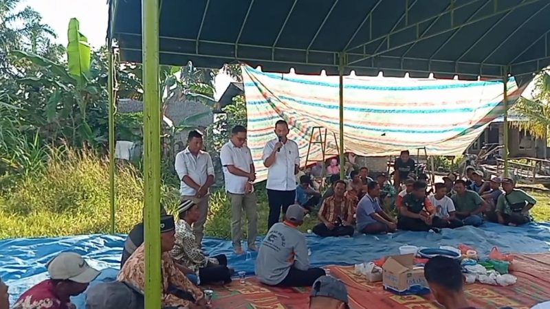 AYS Bersama Caleg DPR RI Dapil Sumut 1 Ruslim Rohimin Hadiri Jamuan Bibit Padi di Kecamatan Tanjung Beringin