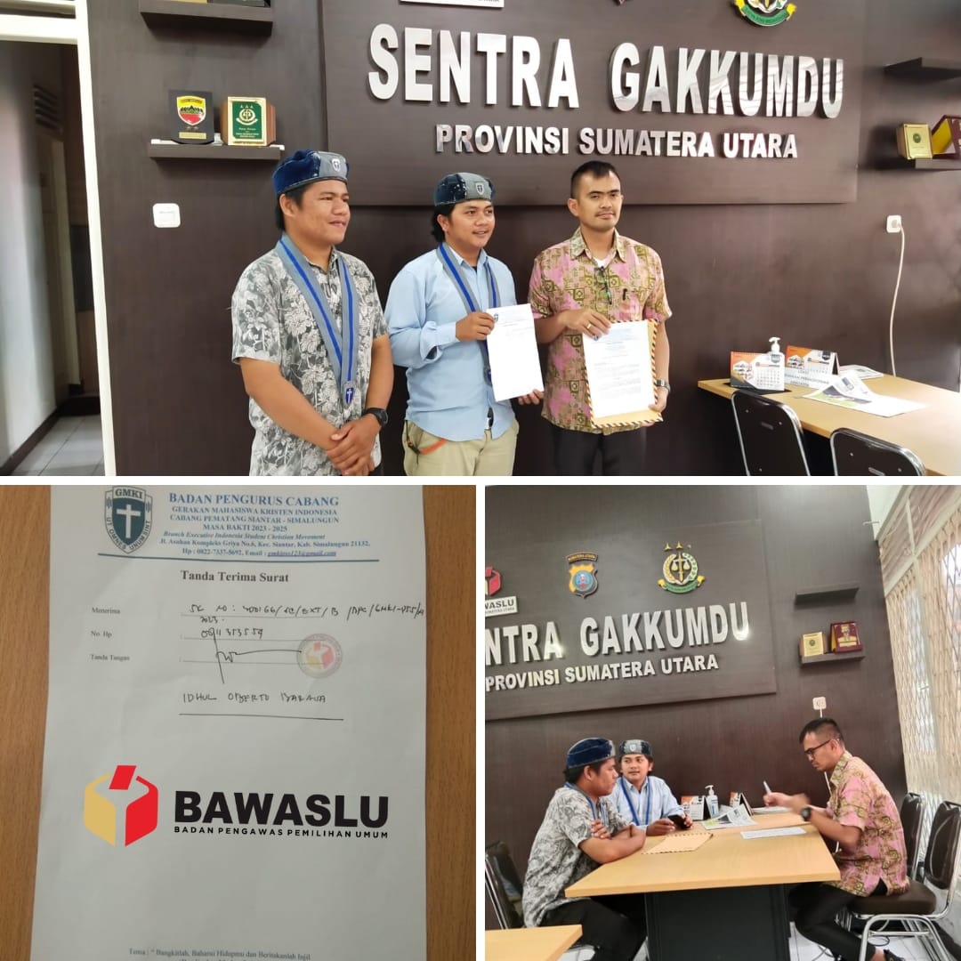 RHS dilaporkan ke Bawaslu Sumut, GMKI Desak Bawaslu Simalungun segera keluarkan hasil keputusan