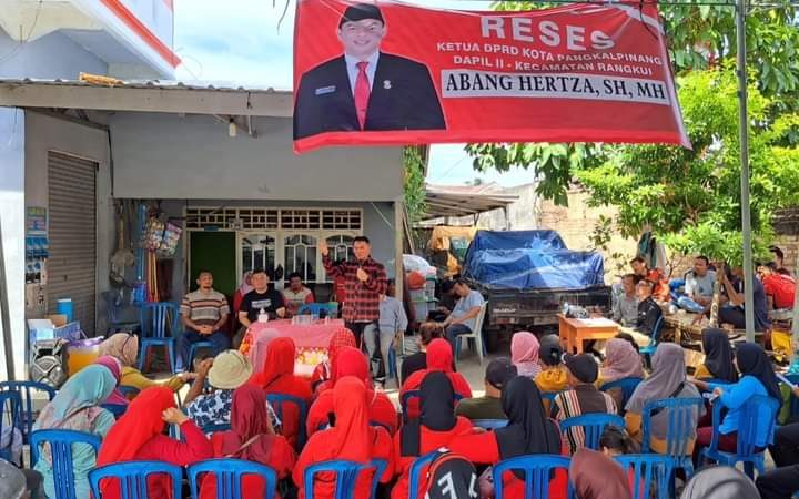 Saat Reses Abang Hertza Mengajak Masyarakat Untuk Berkolaborasi Membangun Kota Pangkalpinang