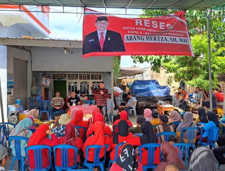 Saat Reses Abang Hertza Mengajak Masyarakat Untuk Berkolaborasi Membangun Kota Pangkalpinang