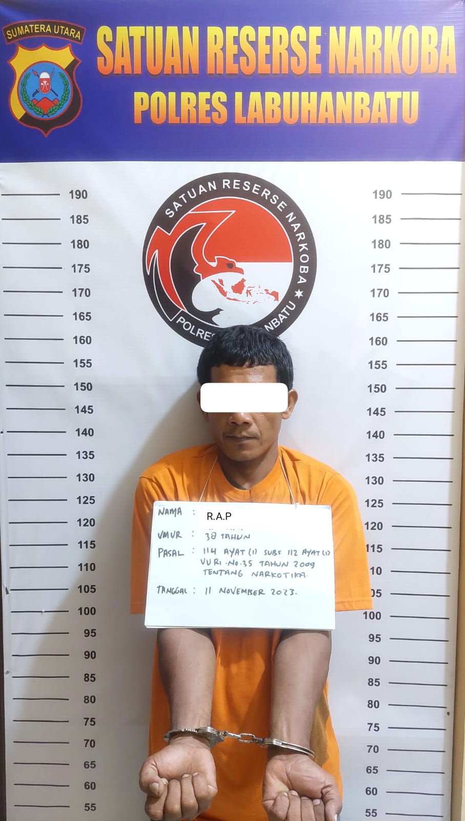 Seorang Warga Tebing Lingghara Baru Diringkus Polres Labuhanbatu Karena Narkoba