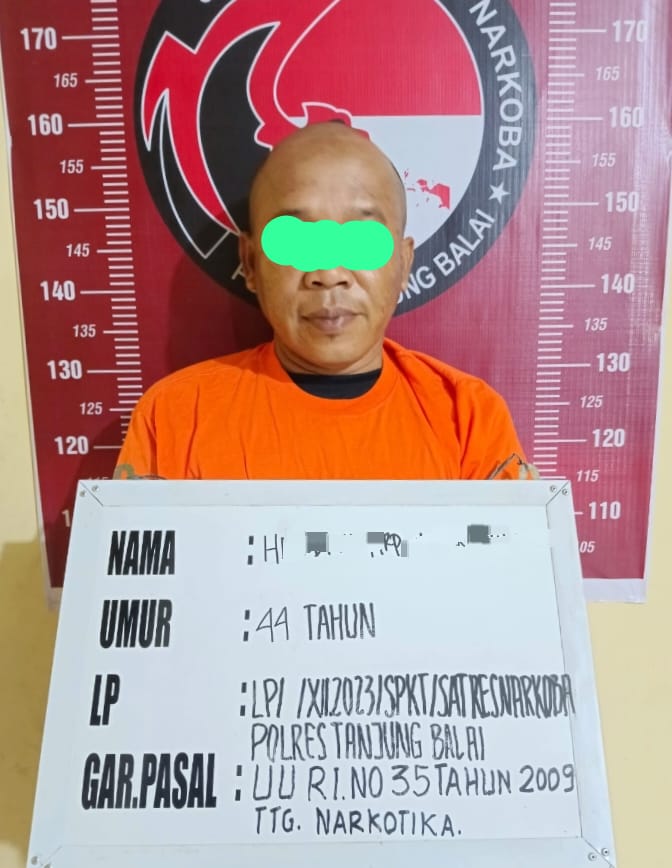 Bandar Narkoba Tanjung Balai Di Ringkus Sat Narkoba Polres Tanjung Balai