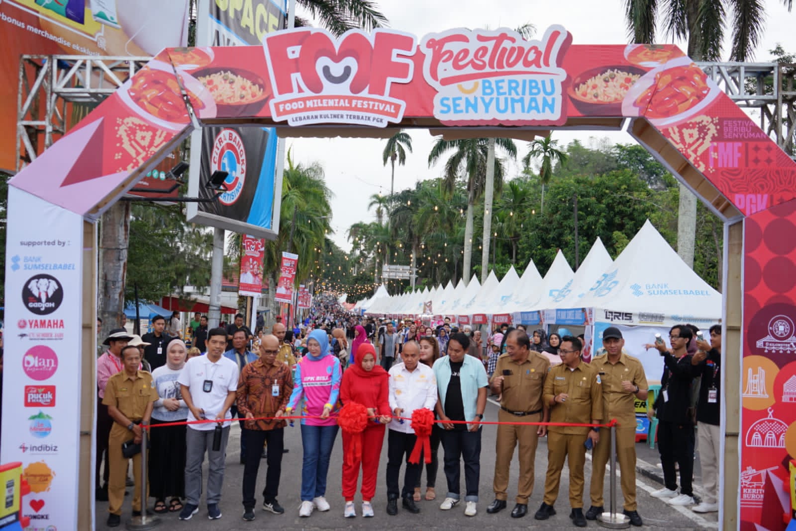 Monica Haprinda Buka Food Millenial Festival Ke-8, Rangkaian Hari Jadi Pangkalpinang Ke-266 Tahun
