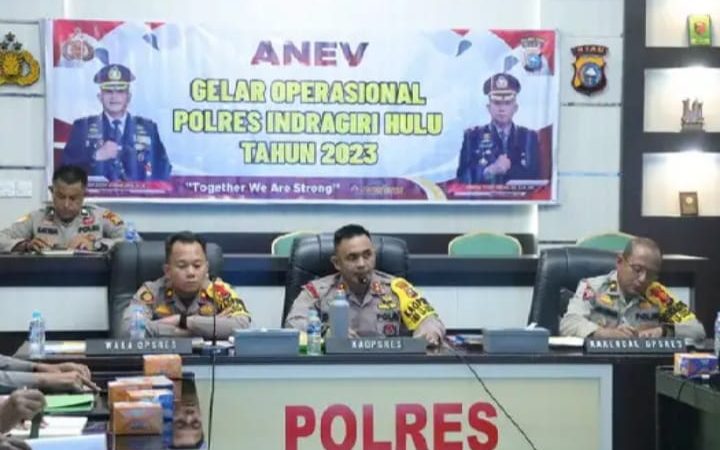 Dekati Pemilu 2024 Kapolres Inhu  Minta Netralitas Pejabat Utama Di Tubuh Polri