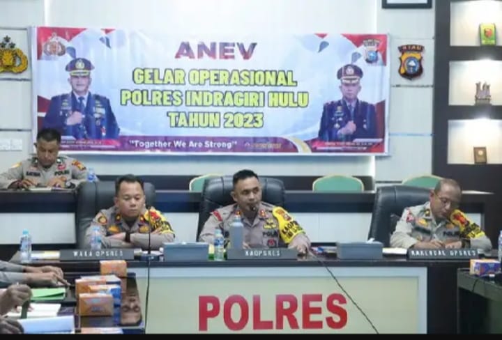 Dekati Pemilu 2024 Kapolres Inhu  Minta Netralitas Pejabat Utama Di Tubuh Polri