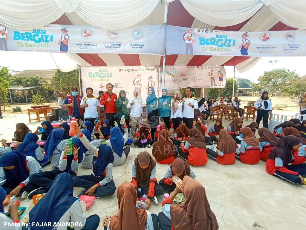 Dinas Kesehatan Bersama TP PKK Tubaba Menggelar Aksi Bergizi di Sekolah
