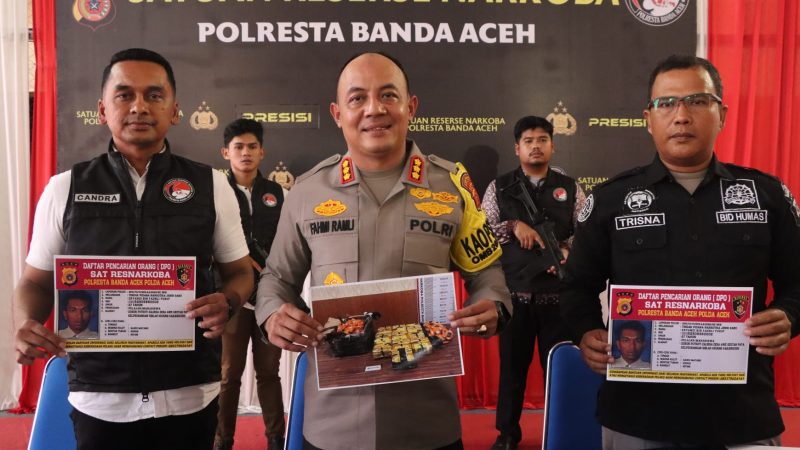 Sat Resnarkoba Polresta Banda Aceh Ringkus DPO Kasus Sabu 10 Kg di Medan