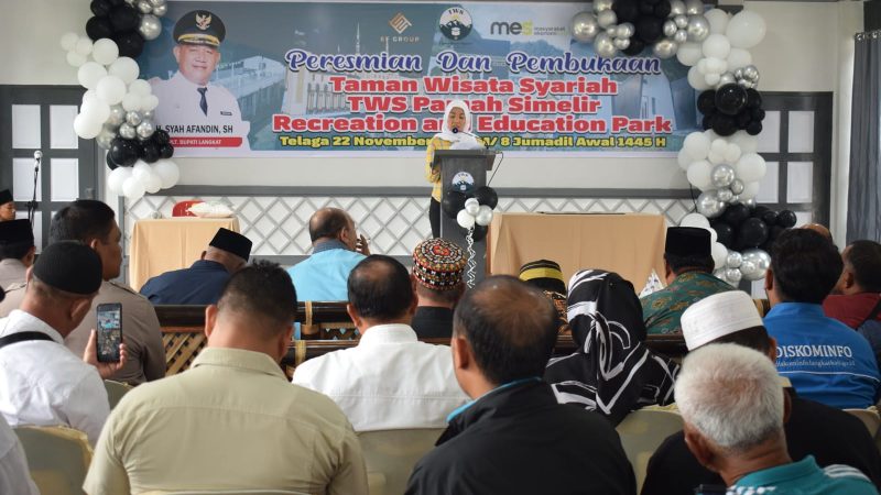 Taman Wisata Syariah Di Dusun Pamah Simelir Diresmikan : Harapan Ketua DPRD Langkat