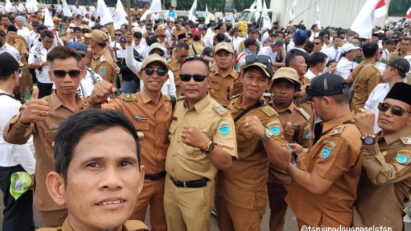Desak Revisi UU Nomor 06 Tahun 2014, 48 Kades Ogan Ilir Ikut Gabung Datangi Kantor DPR RI