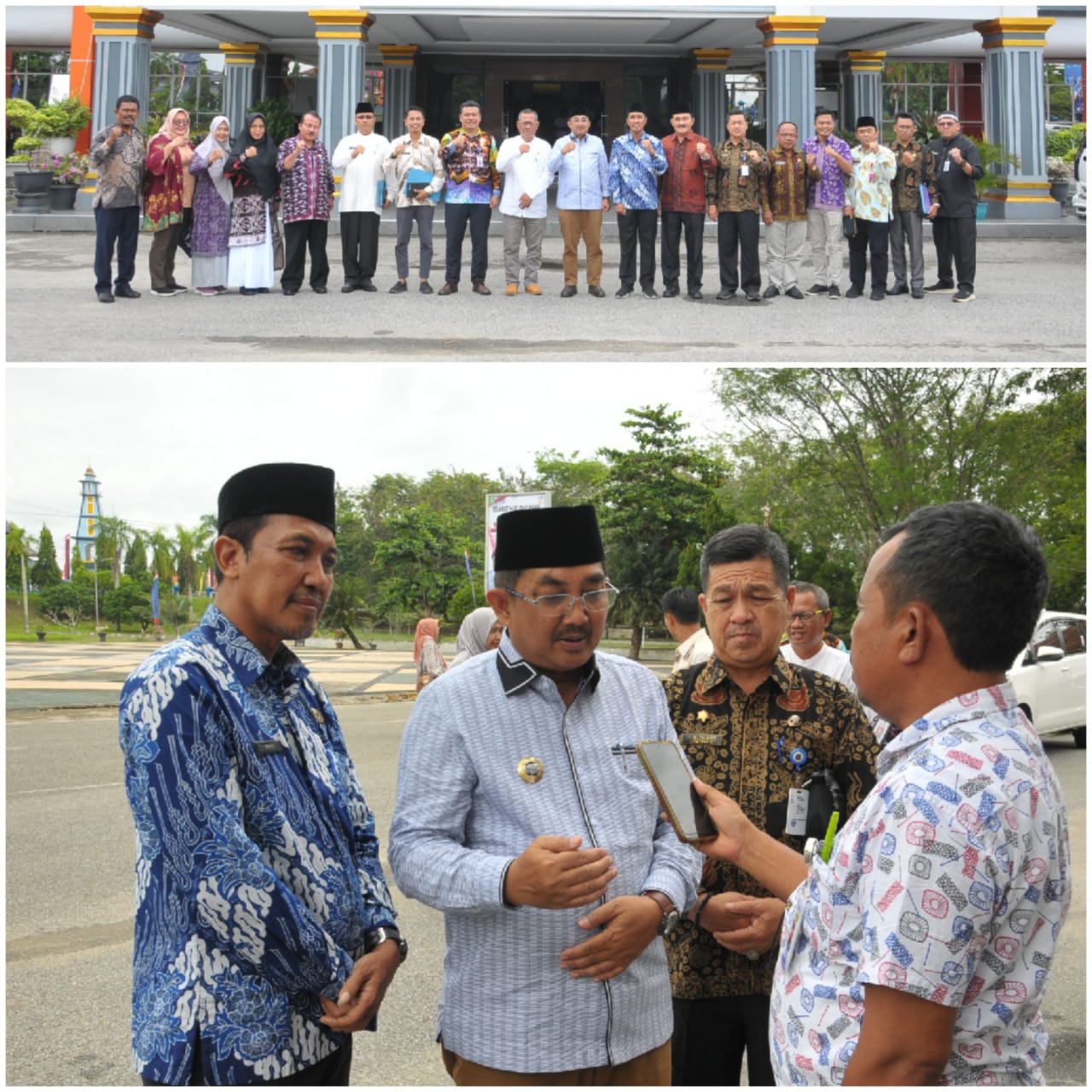 Study Tiru, Pemkab Inhu Sambut Hangat Kunjungan Bupati Tanjung Jabung Barat Jambi